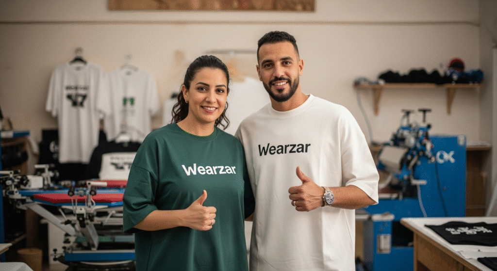 Atelier d'Impression T-shirt au Maroc
